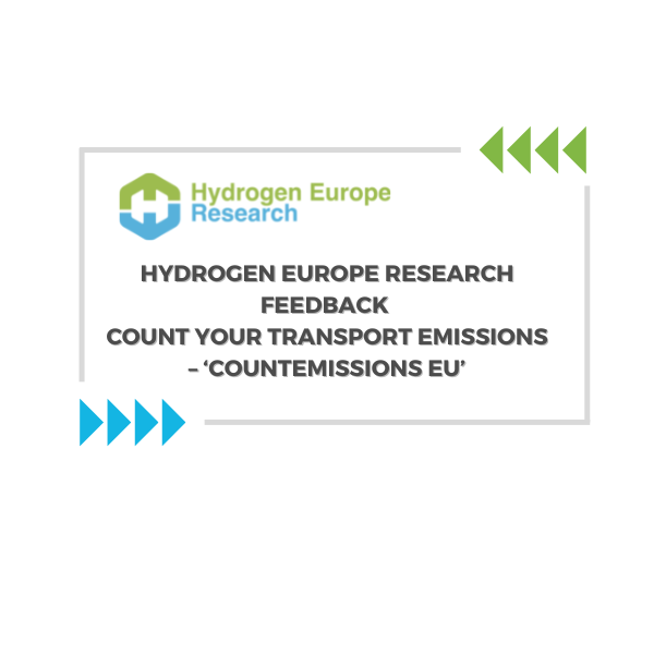 Hydrogen Europe Research feedback: Count your transport emissions – 'COUNTEMISSIONS EU’