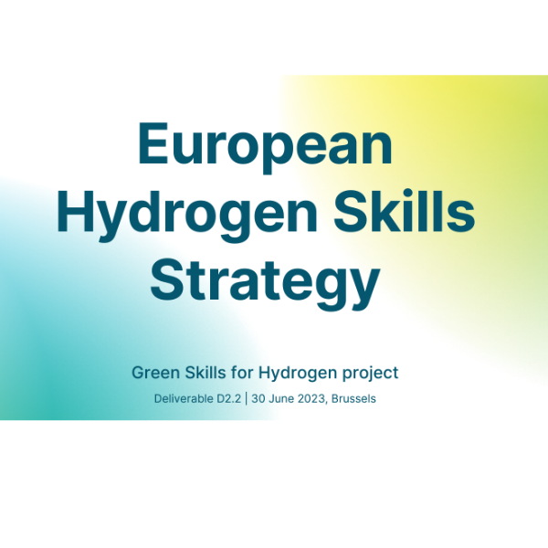 European Hydrogen Skills Strategy unveiled! 