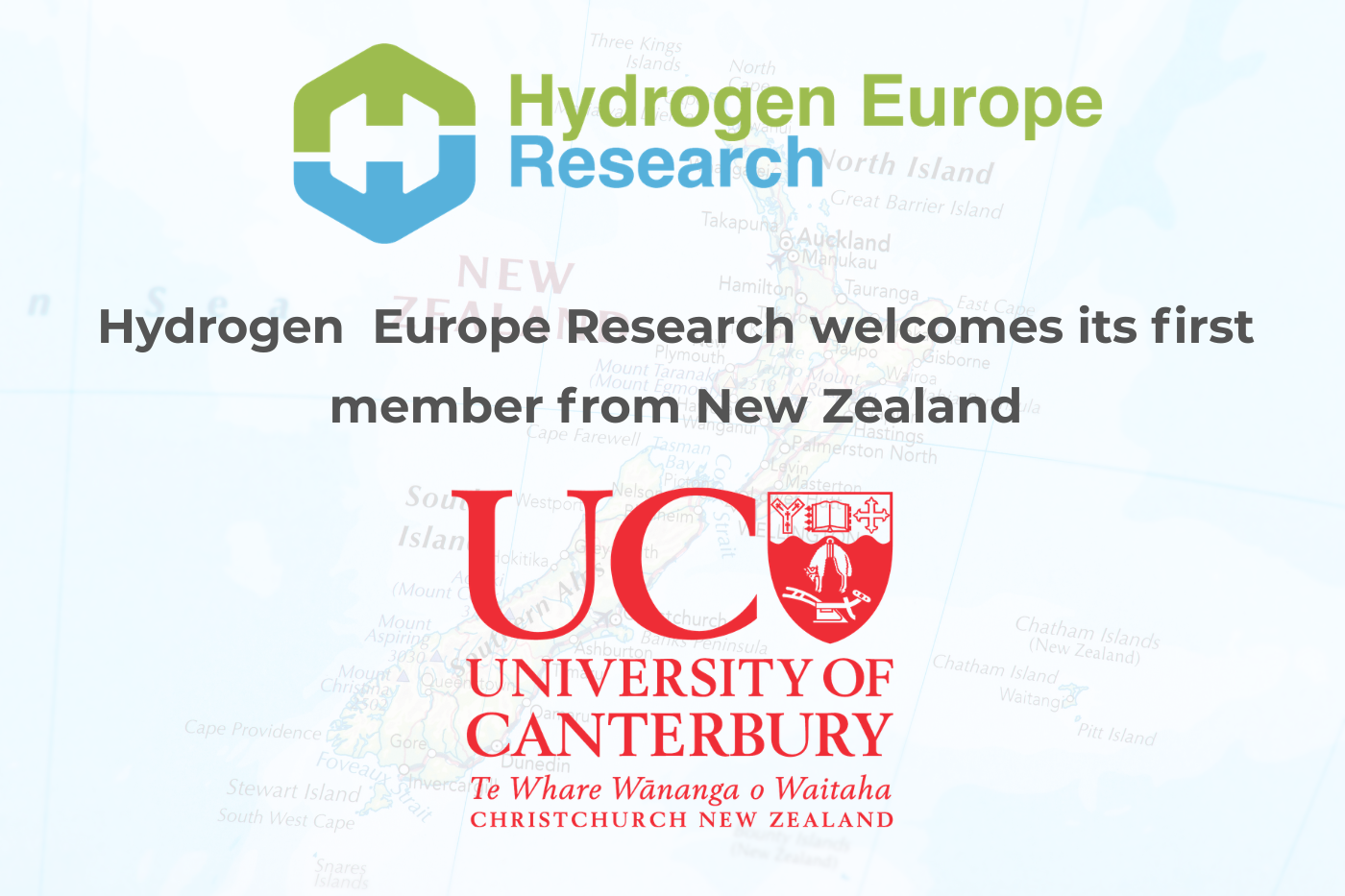 Hydrogen Europe Research welcomes its first member from New Zealand